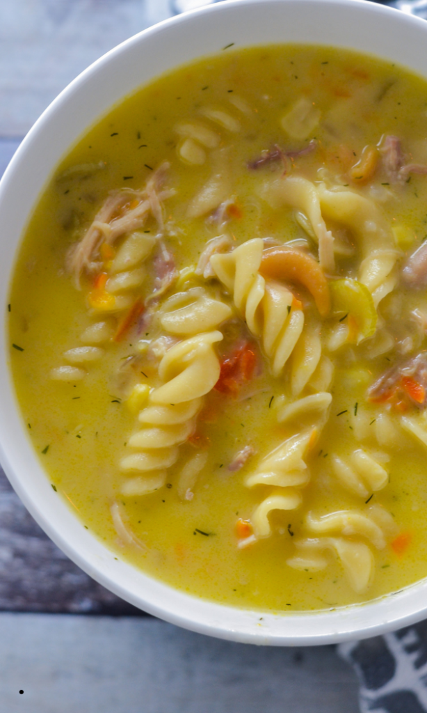 Homestyle Creamy Chicken Noodle Soup