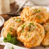 Buttery Garlic Cheddar Biscuits