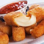 Crispy Low Carb Gluten-Free Mozzarella Sticks