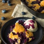 Simple Blueberry Cobbler with Fresh Berries