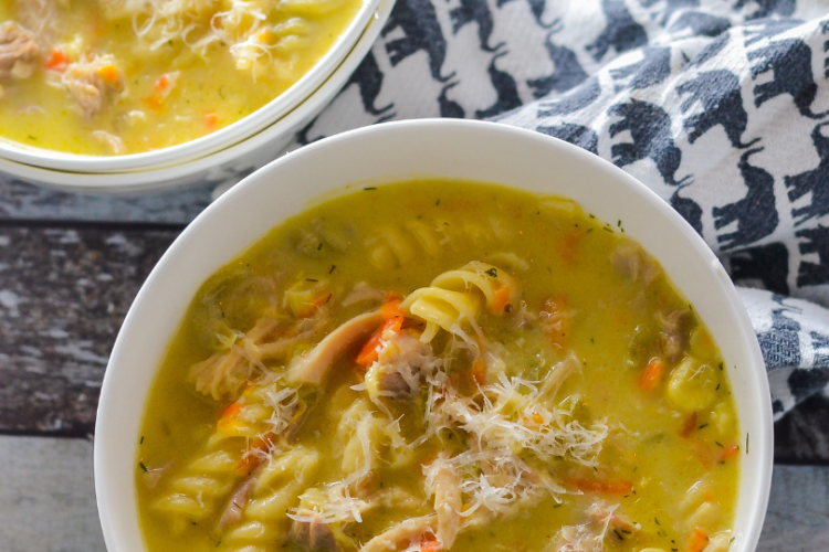 Homestyle Creamy Chicken Noodle Soup 1
