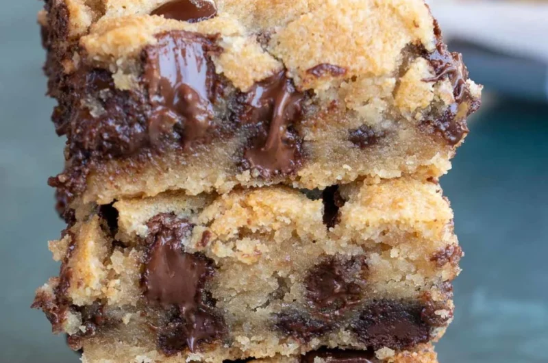 Keto Chocolate Chip Cookie Bars