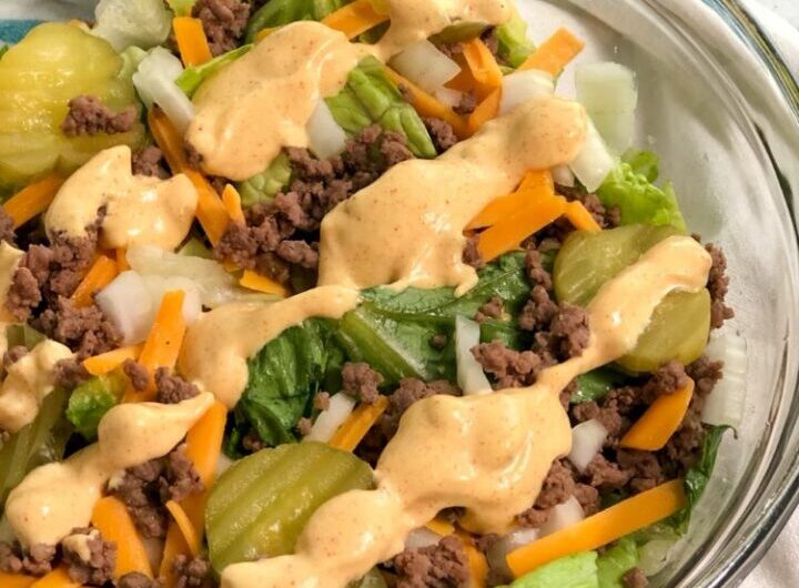 Low Carb Big Mac Salad