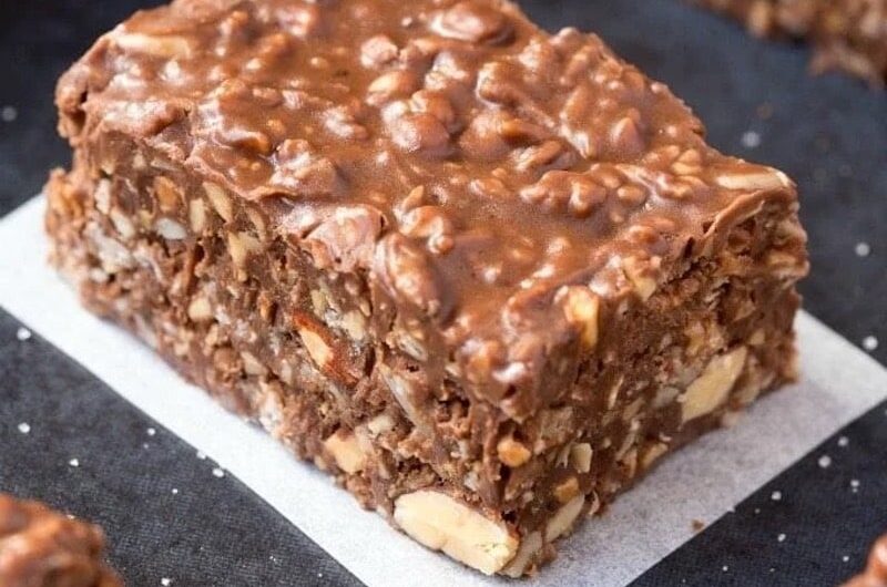 Keto Chocolate Crunch Bars